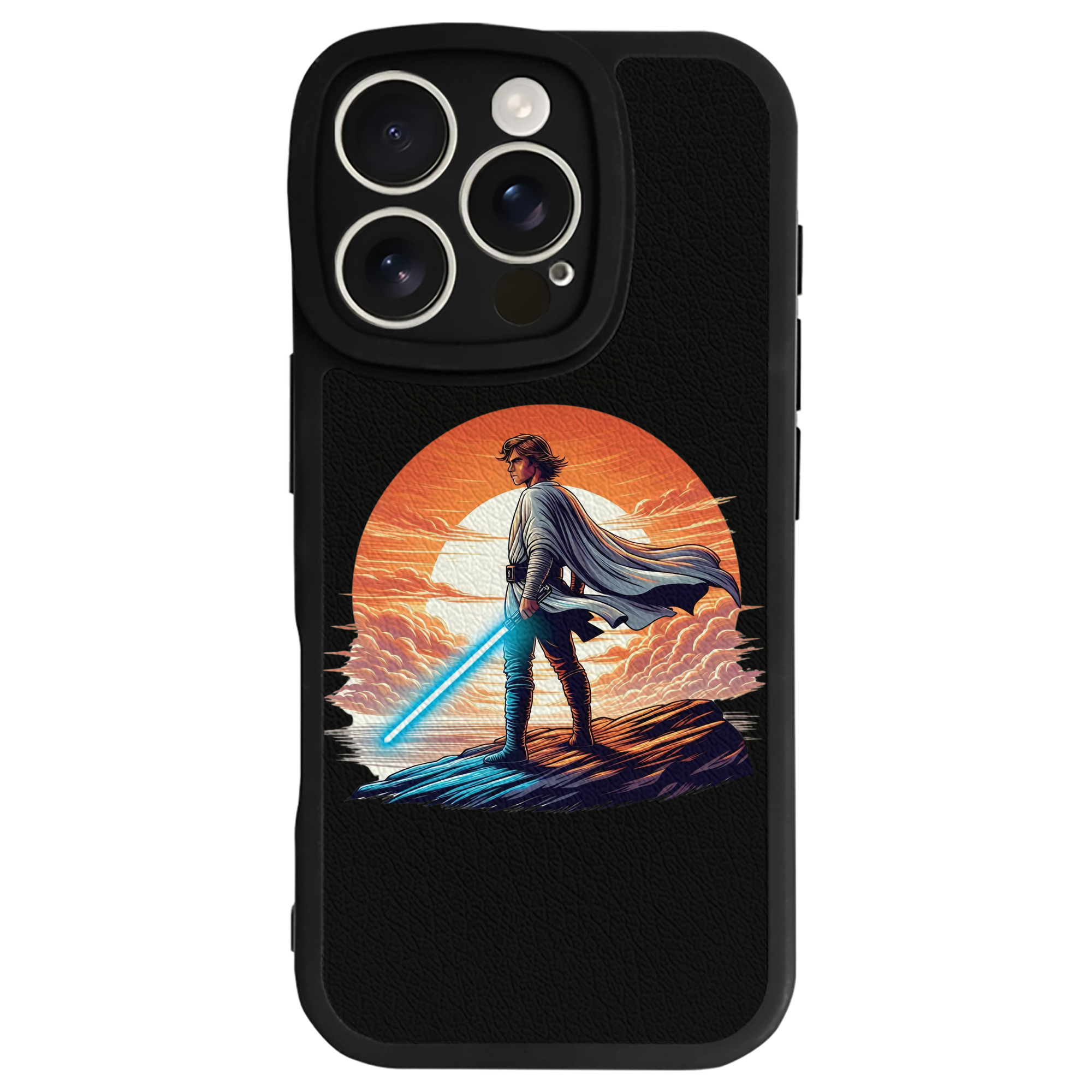 （画像用） スター・ウォーズ Star Wars 【iPhone 16シリーズ対応】シリコンスマホケース（レザー調） 材質：シリコン